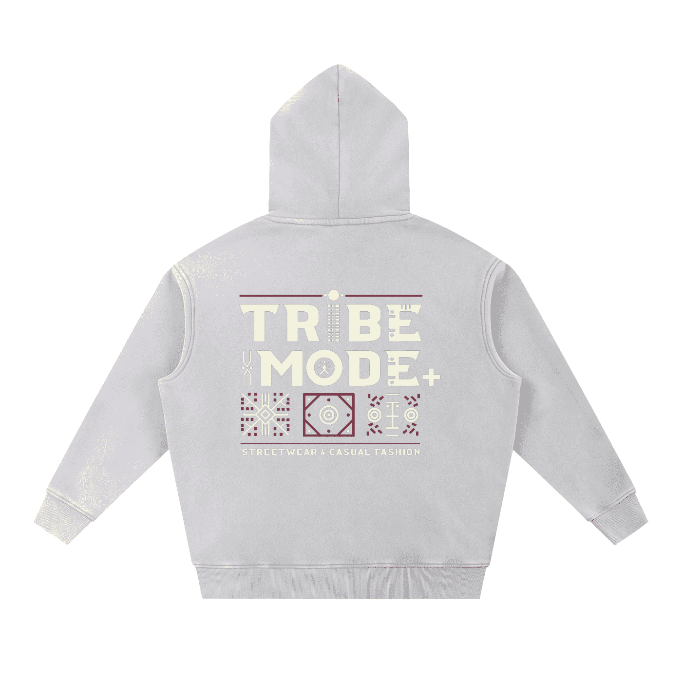 Snow Wash Fleece Oversize Hoodie - Tribemodeplus