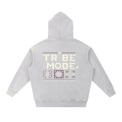 Snow Wash Fleece Oversize Hoodie - Tribemodeplus