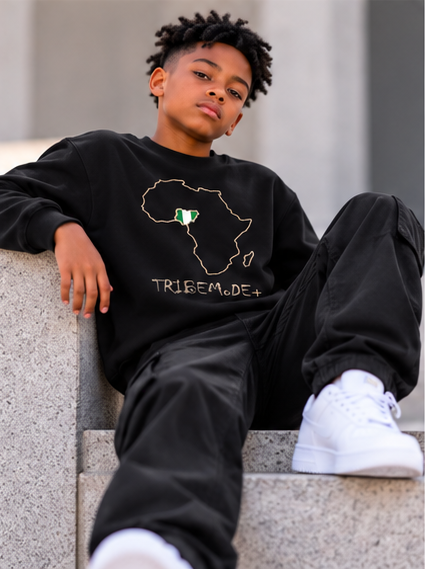 Nigeria Kids' Sweatshirt — Essential Fleece