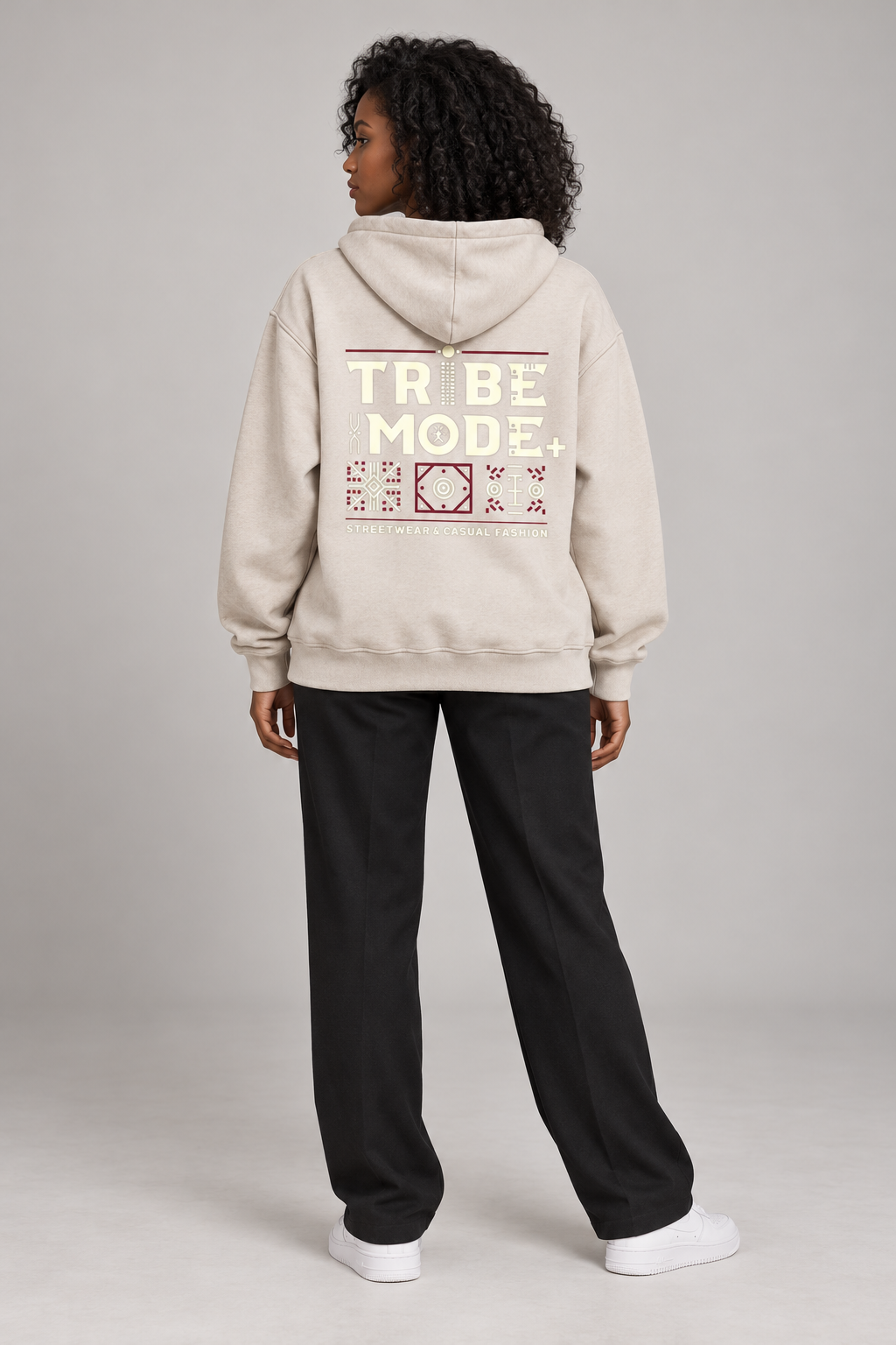 Kenya Oversized Hoodie — Snow Wash Fleece
