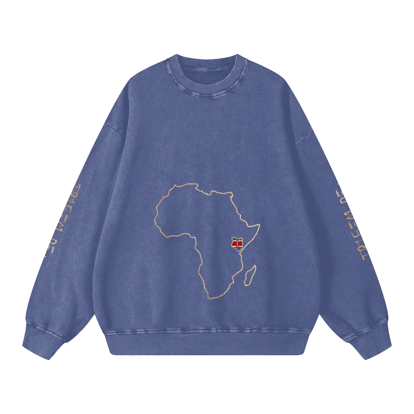Snow Washed Oversized Sweatshirt - Tribemodeplus
