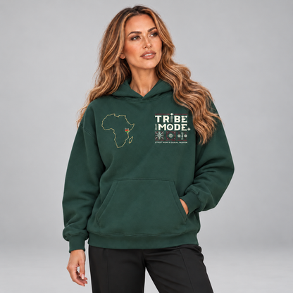 Kenya Fleece Hoodie — Essential Oversized Boxy Fit