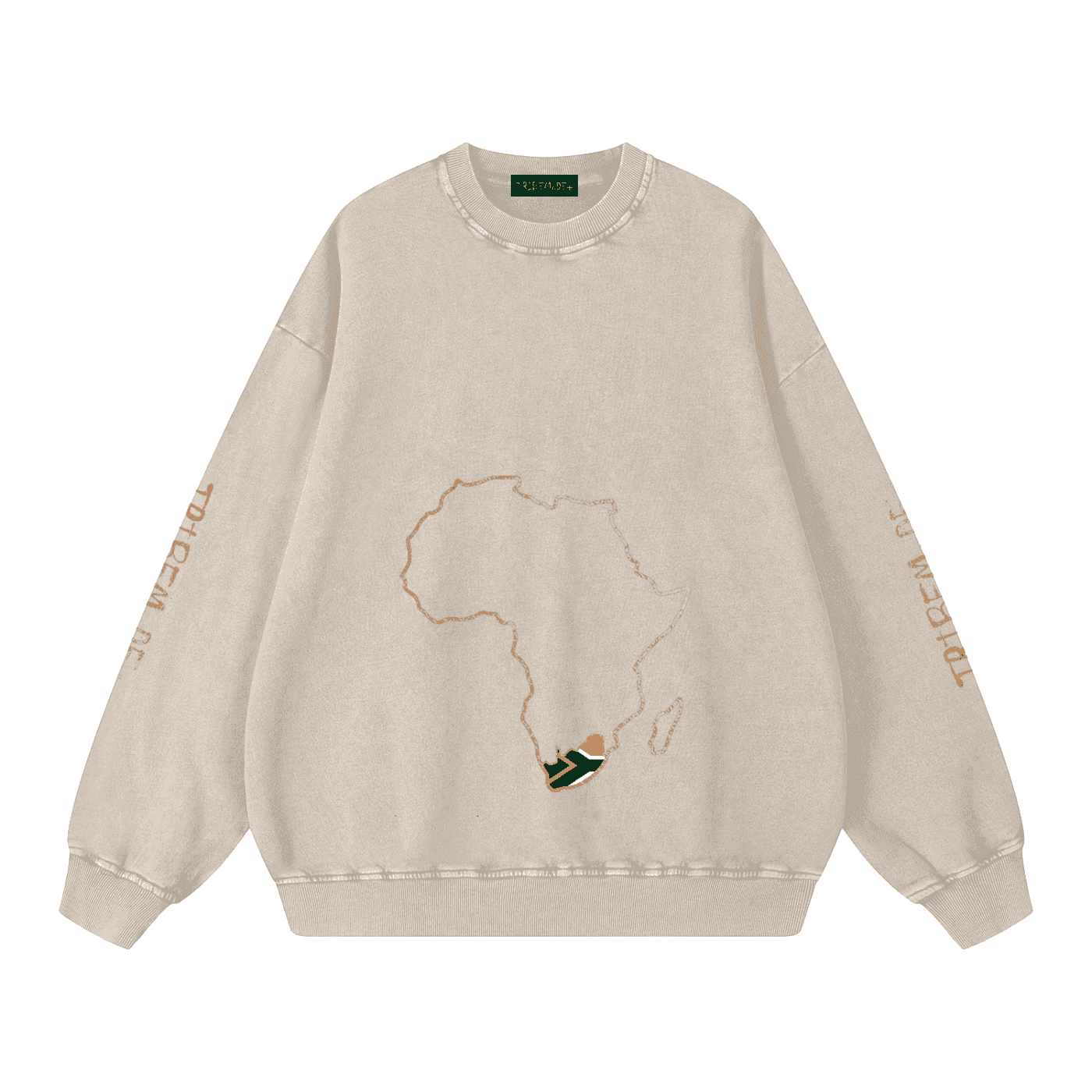 Snow Washed Oversized Sweatshirt - Tribemodeplus
