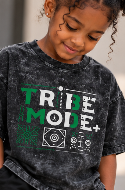 Nigeria Kids' T-Shirt — Snow Washed