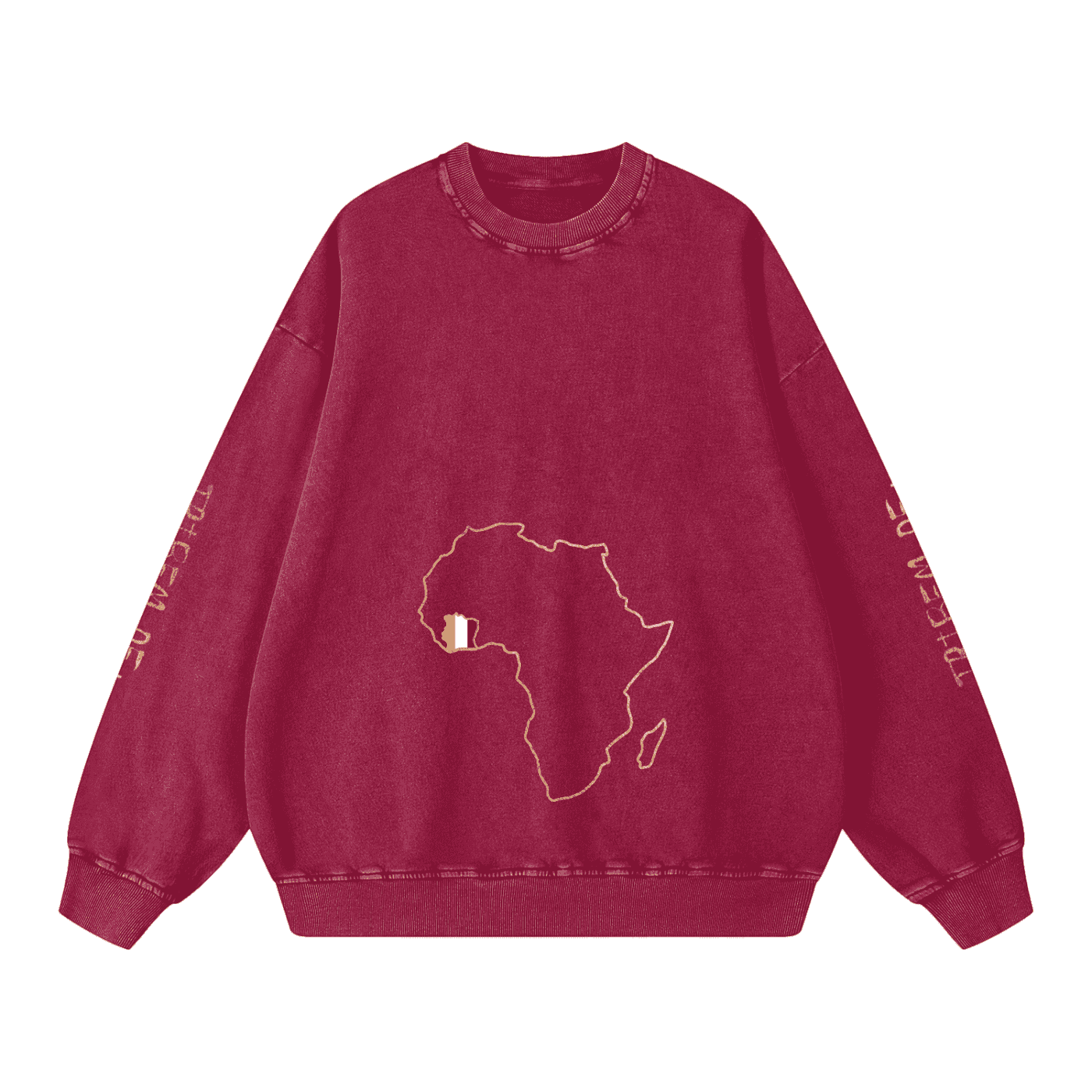 Snow Washed Oversized Sweatshirt - Tribemodeplus