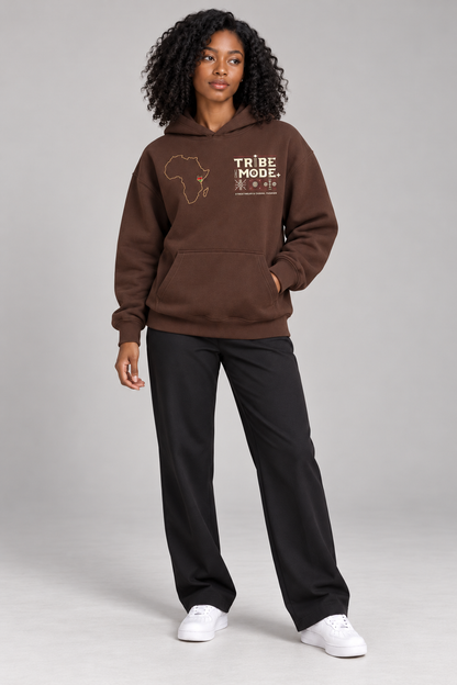 Kenya Fleece Hoodie — Essential Oversized Boxy Fit