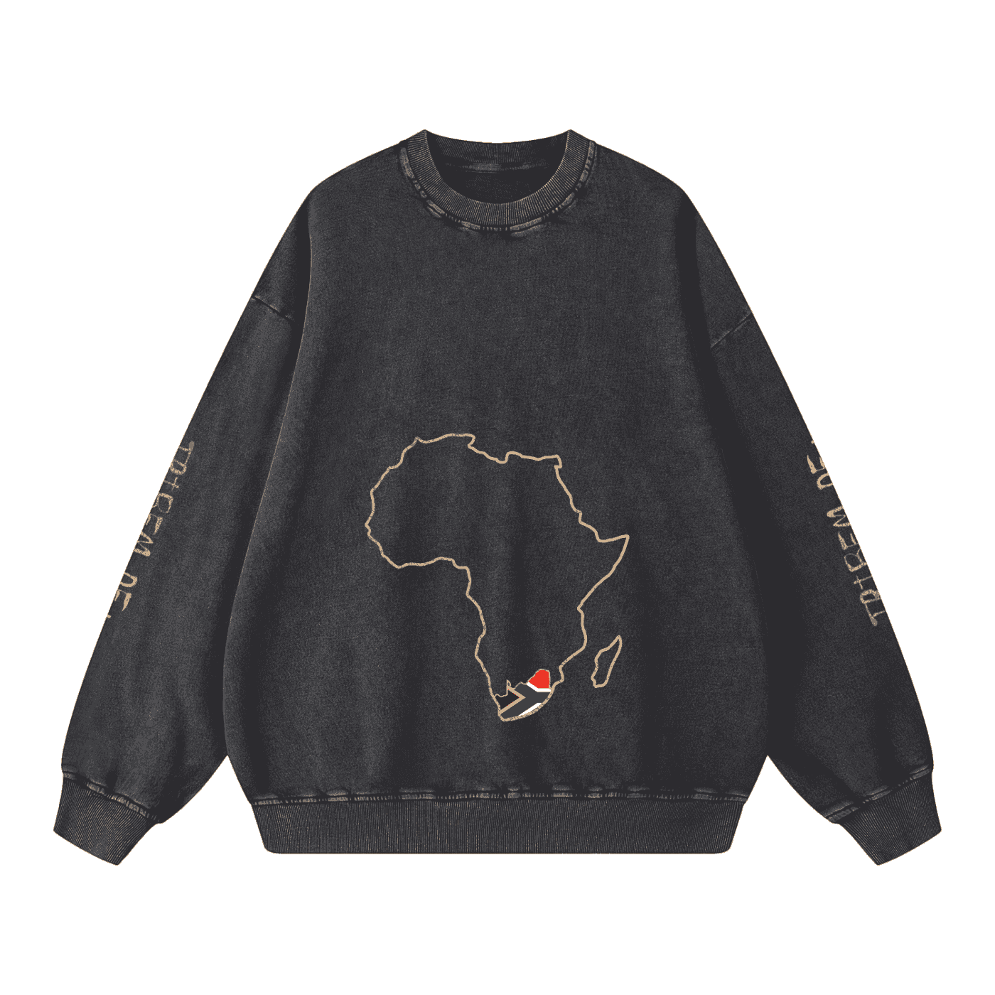 Snow Washed Oversized Sweatshirt - Tribemodeplus