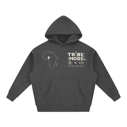 Essential Oversized Boxy Fit Fleece Hoodie - Tribemodeplus