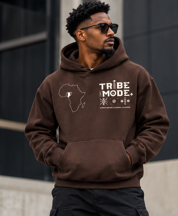Nigeria Fleece Hoodie — Essential Oversized Boxy Fit