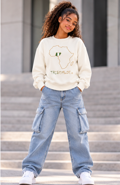 Nigeria Kids' Sweatshirt — Essential Fleece