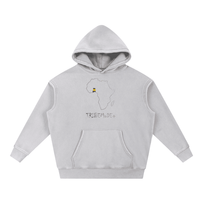 Snow Wash Fleece Oversize Hoodie - Tribemodeplus