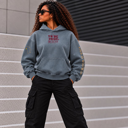 Ghana Oversized Hoodie  —  Heavyweight Sunfade