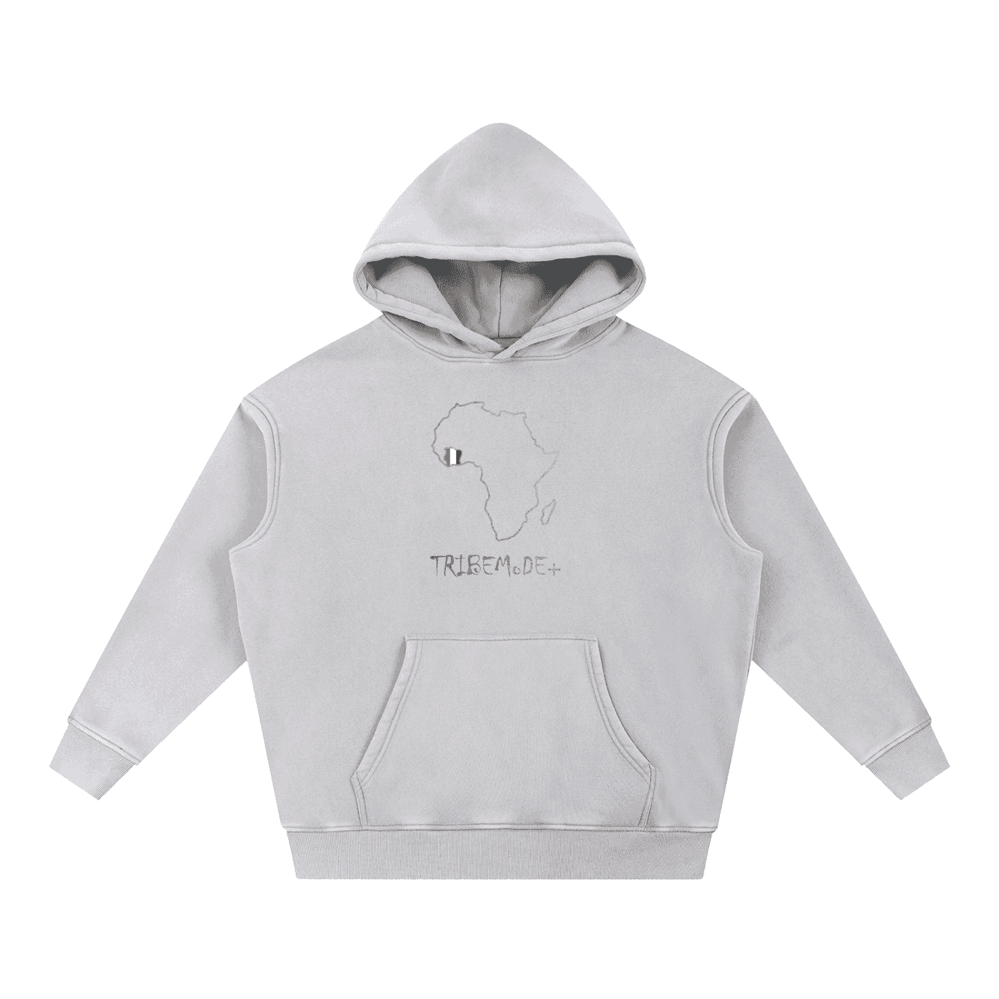 Snow Wash Fleece Oversize Hoodie - Tribemodeplus