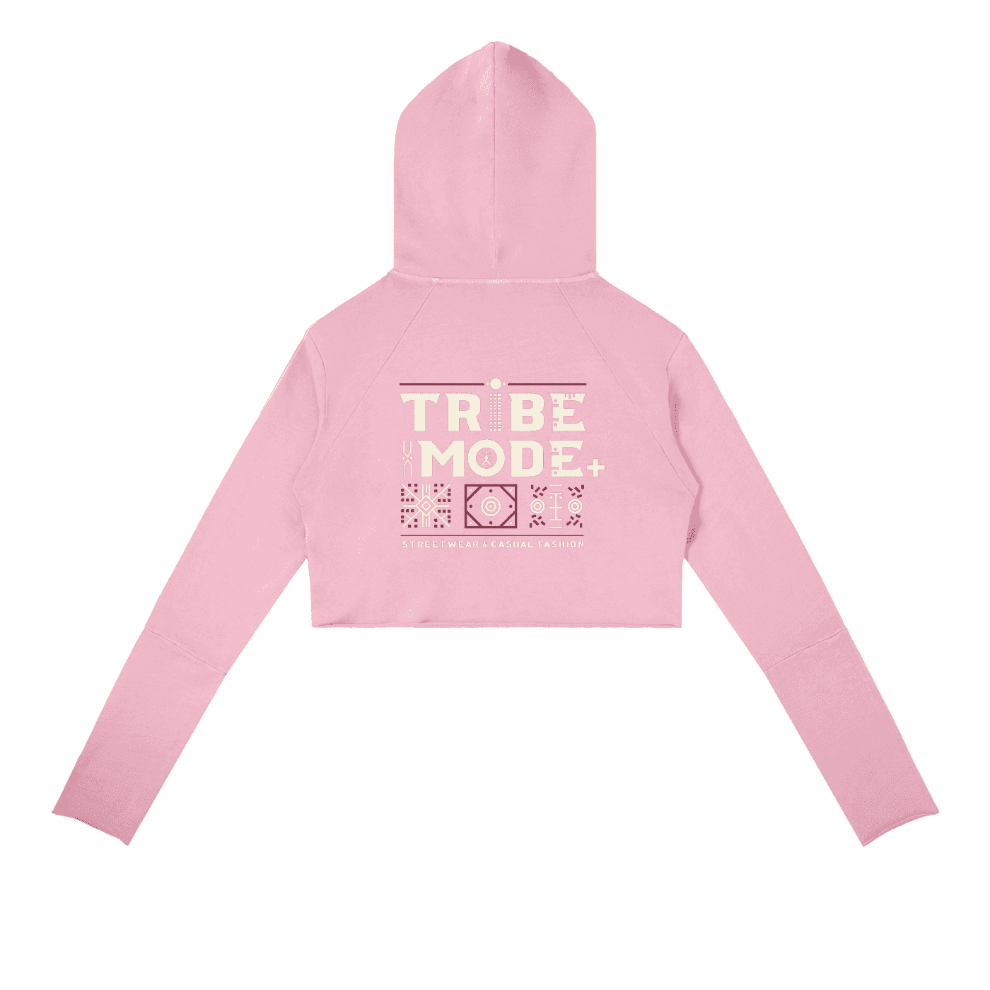 Vintage Washed Raw Edge Hoodie - Tribemodeplus