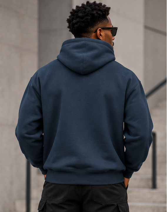 Nigeria Fleece Hoodie — Essential Oversized Boxy Fit