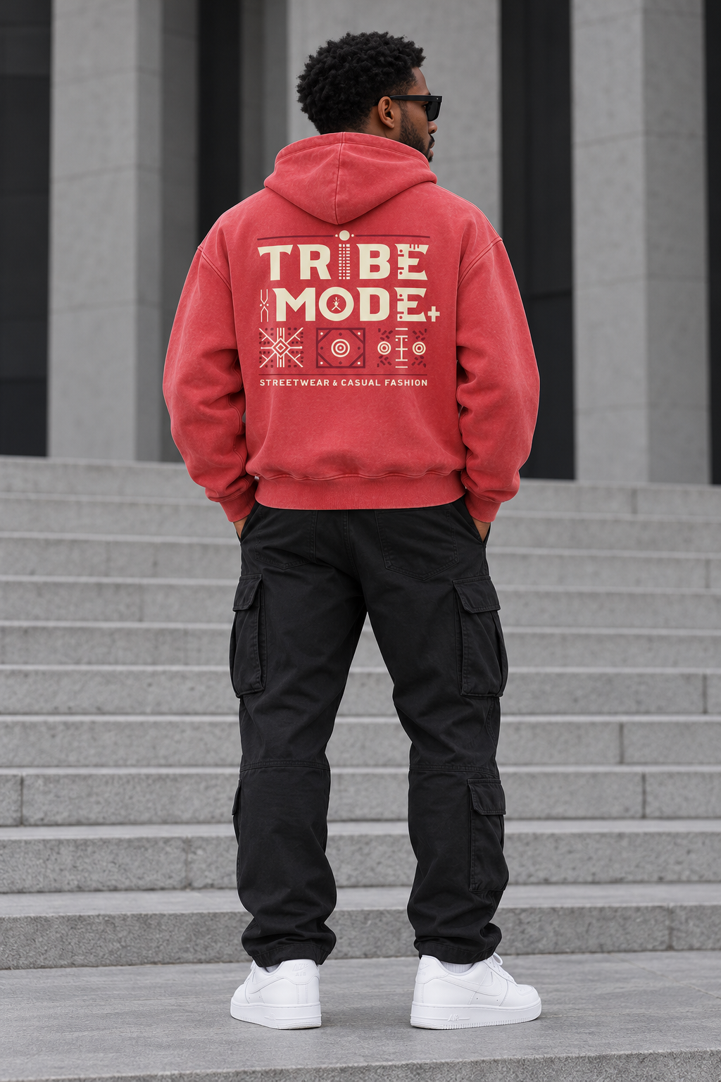 Kenya Oversized Hoodie — Snow Wash Fleece