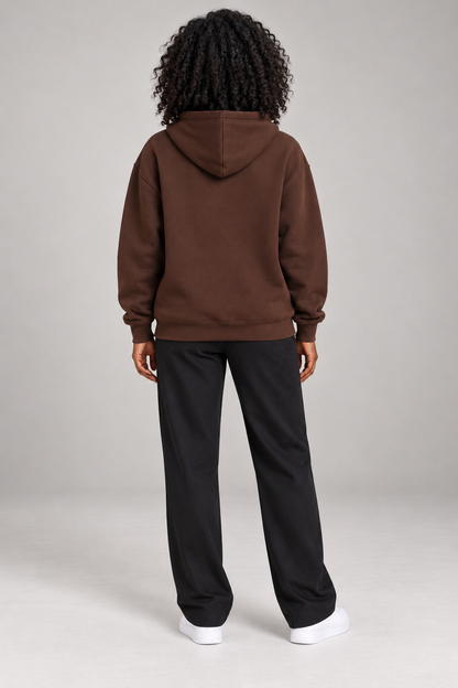 Kenya Fleece Hoodie — Essential Oversized Boxy Fit