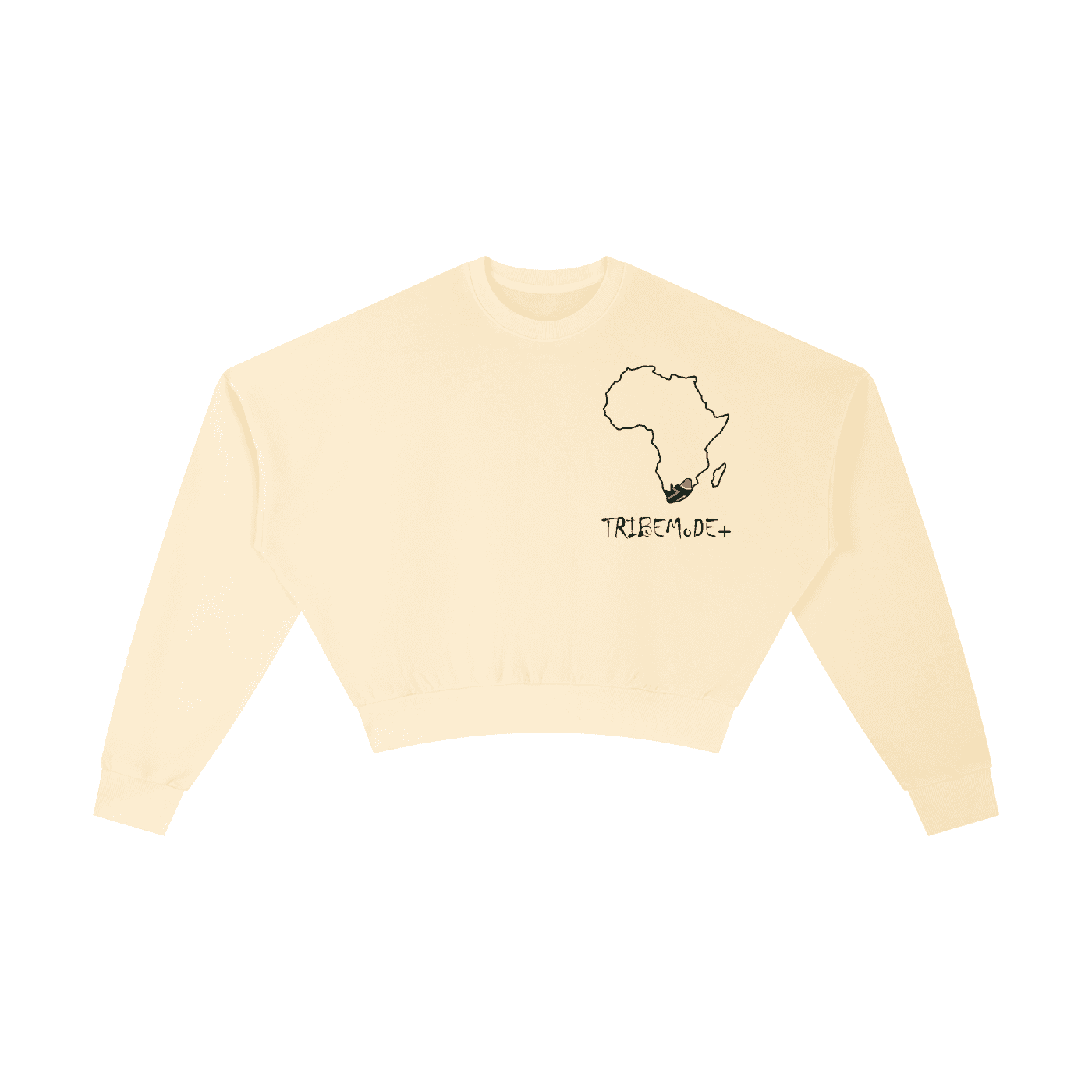 Vintage Washed Cropped Sweatshirt - Tribemodeplus