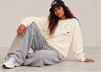 South Africa Drop Shoulder Sweatshirt — Heavyweight
