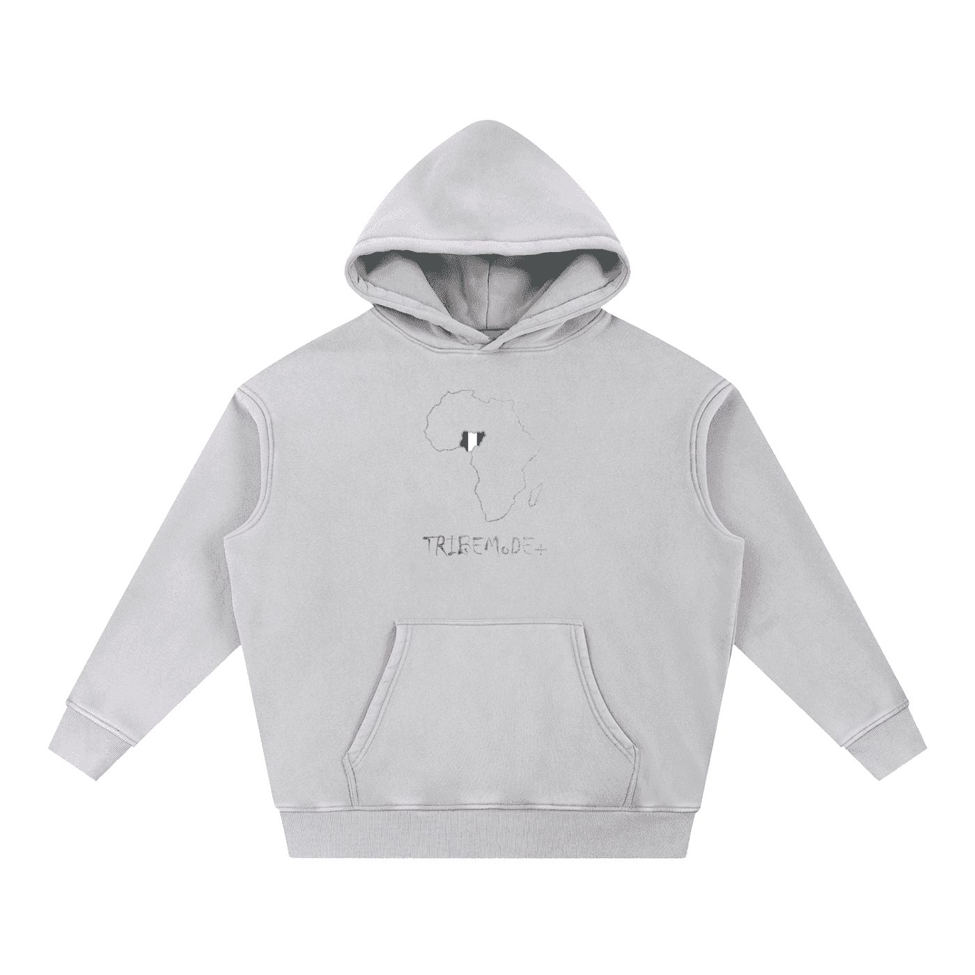 Snow Wash Fleece Oversize Hoodie - Tribemodeplus