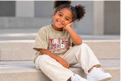 United Kingdom Snow Washed Kids' T-Shirt