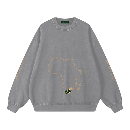 Snow Washed Oversized Sweatshirt - Tribemodeplus