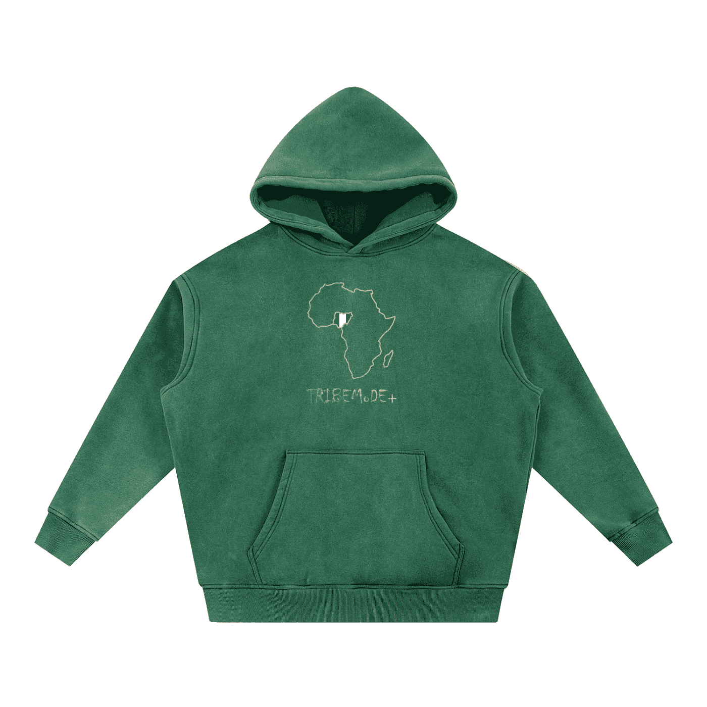 Snow Wash Fleece Oversize Hoodie - Tribemodeplus