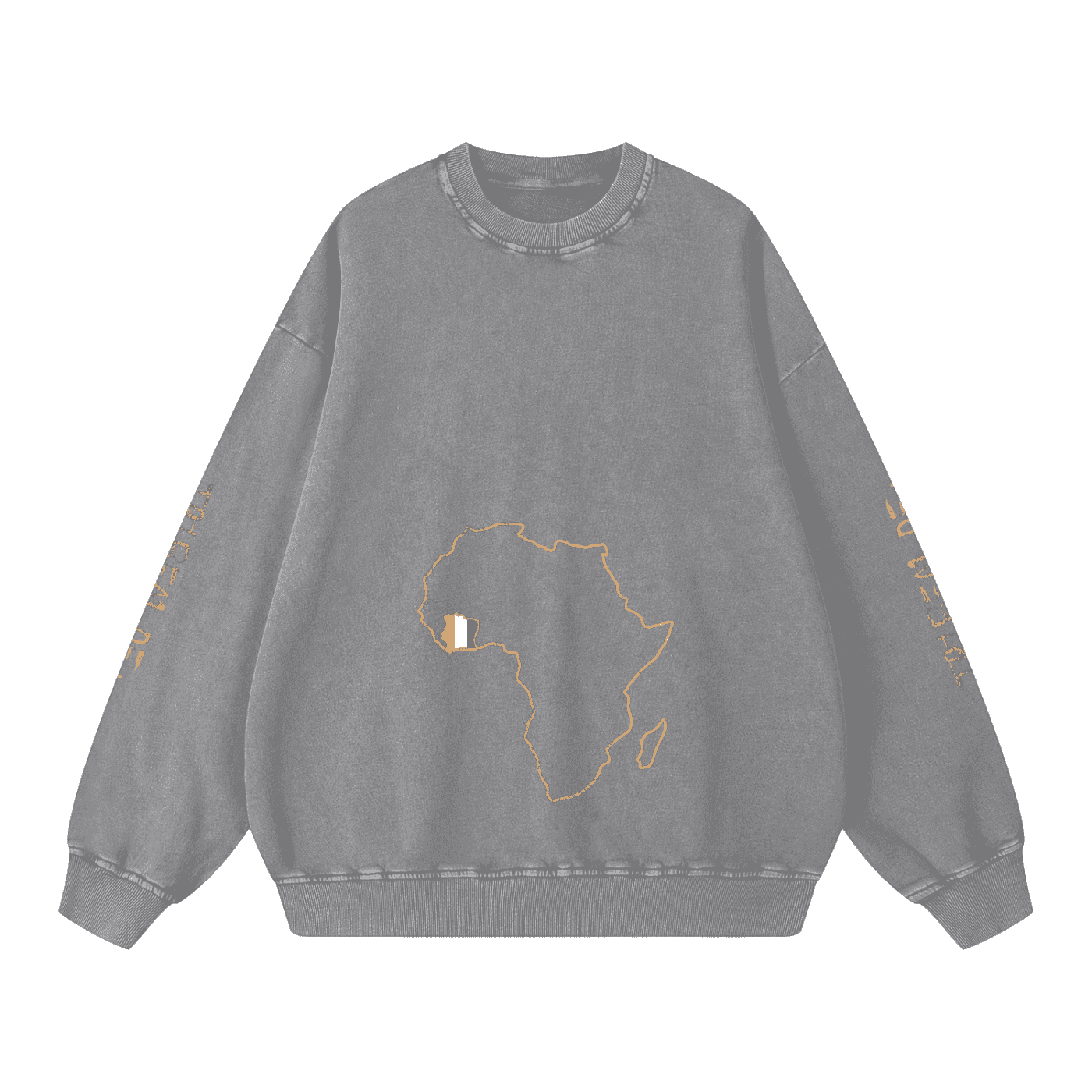 Snow Washed Oversized Sweatshirt - Tribemodeplus