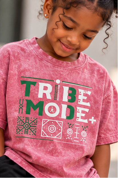 Nigeria Kids' T-Shirt — Snow Washed