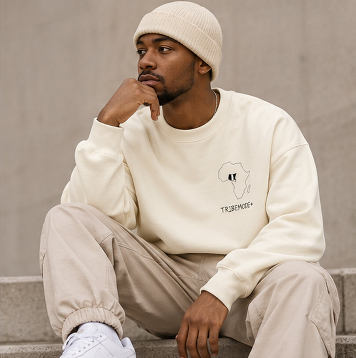 Nigeria Drop Shoulder Sweatshirt — Heavyweight