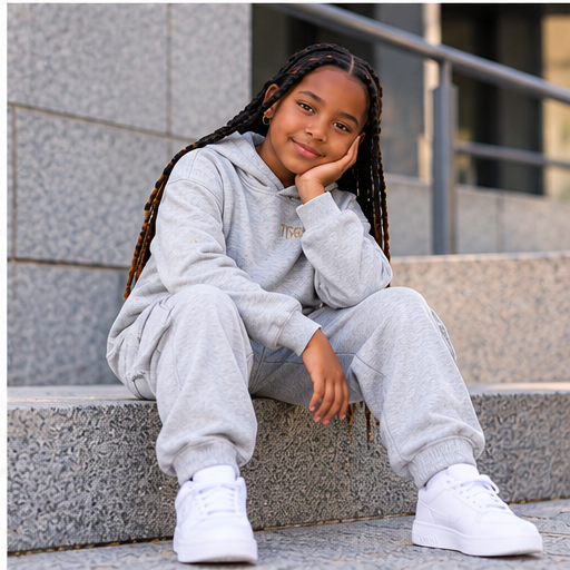 Peace & Love Essential Kids' Fleece Hoodie