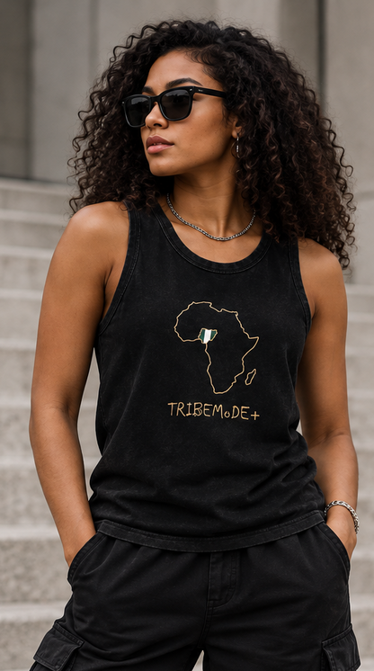 Nigeria Tank Top — Snow Washed
