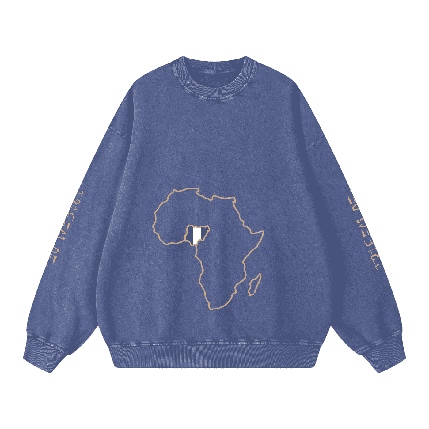 Snow Washed Oversized Sweatshirt - Tribemodeplus