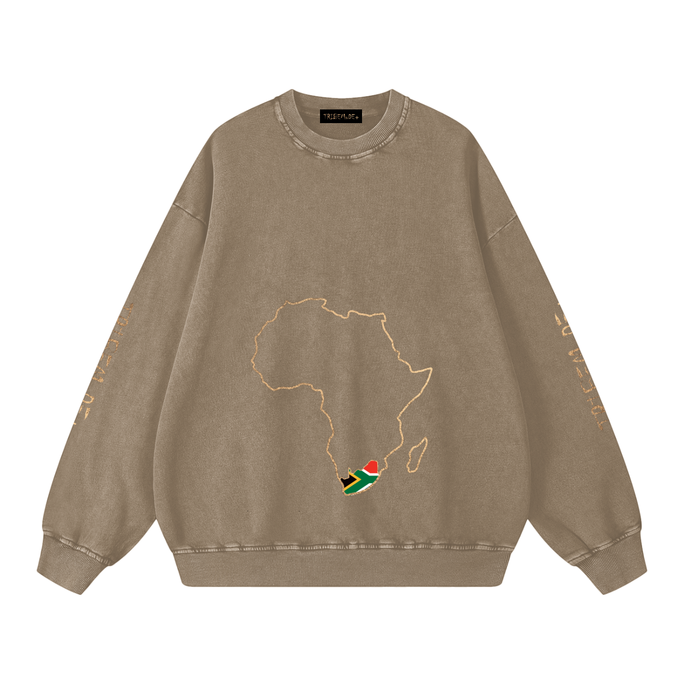 Snow Washed Oversized Sweatshirt - Tribemodeplus
