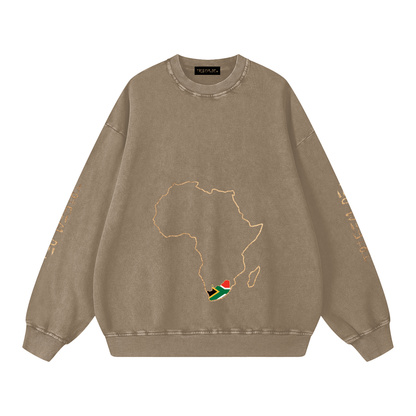 Snow Washed Oversized Sweatshirt - Tribemodeplus