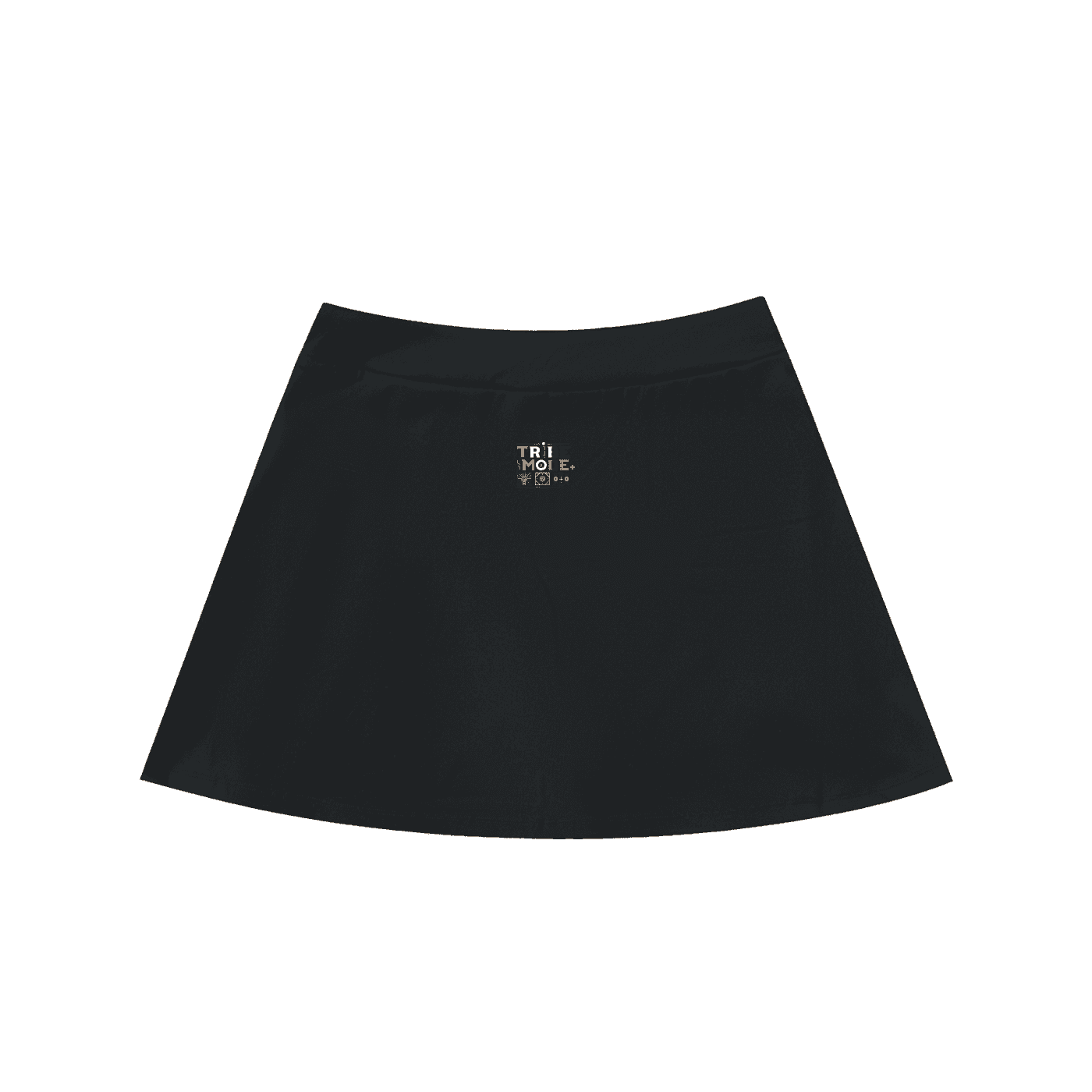High-Waist Pocketed A-Line Skirt - Tribemodeplus
