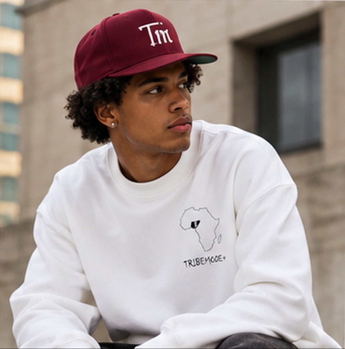 Nigeria Drop Shoulder Sweatshirt — Heavyweight