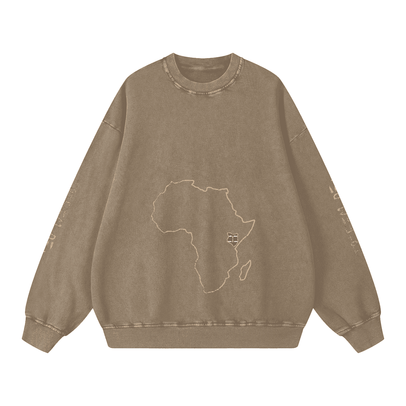 Snow Washed Oversized Sweatshirt - Tribemodeplus