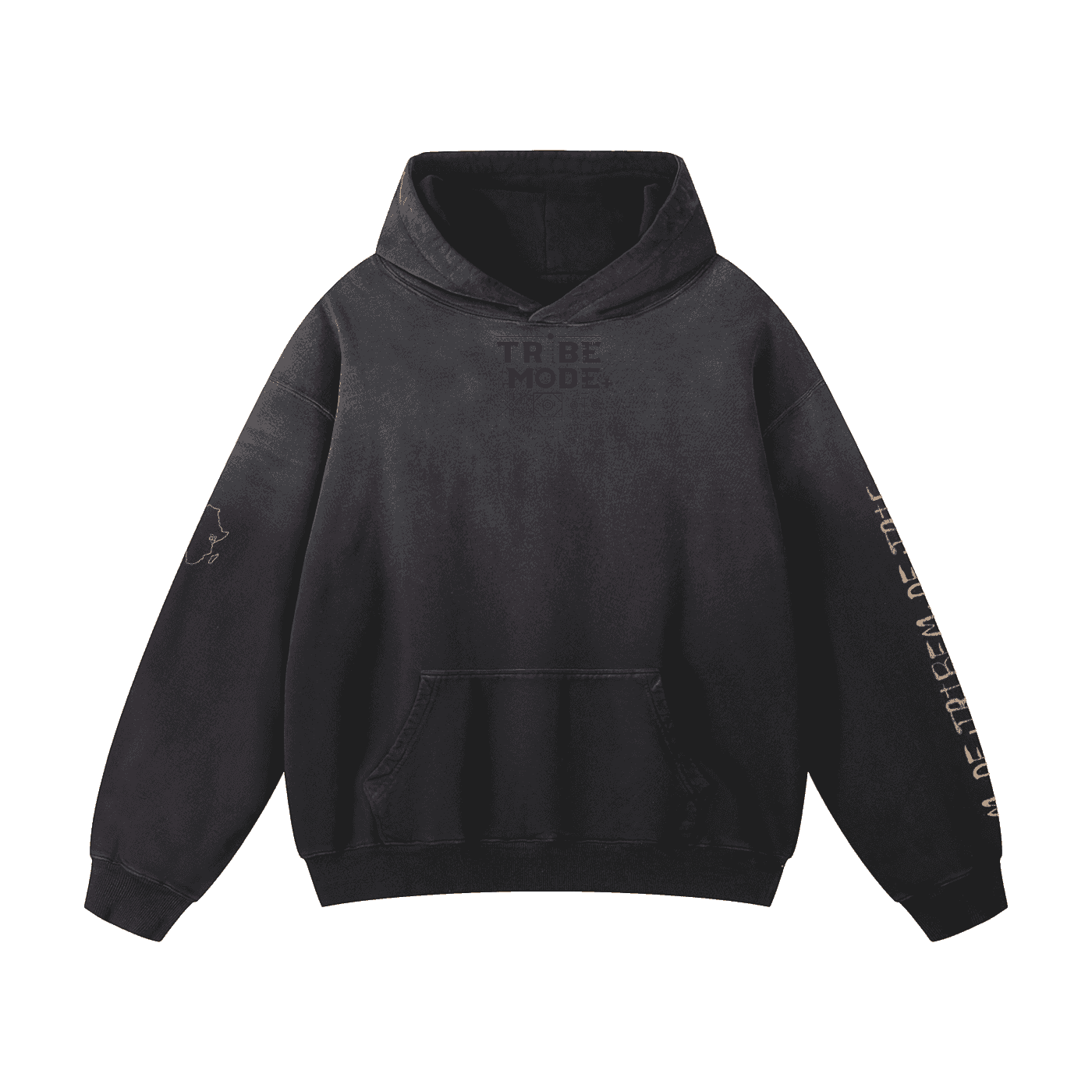 Heavyweight Sunfade Oversized Hoodie - Tribemodeplus