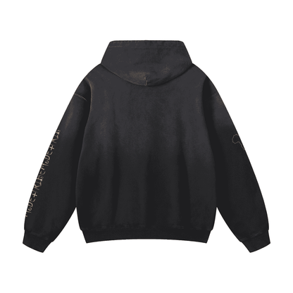 Heavyweight Sunfade Oversized Hoodie - Tribemodeplus