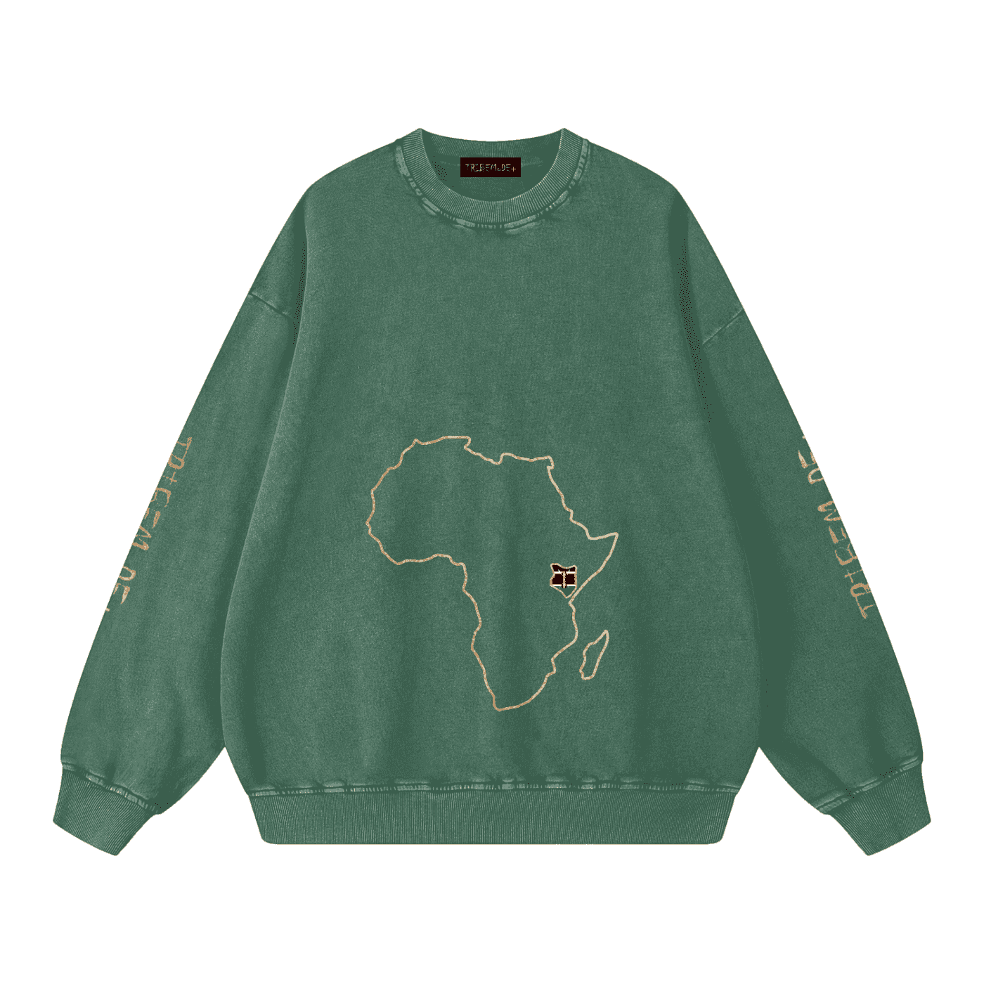 Snow Washed Oversized Sweatshirt - Tribemodeplus