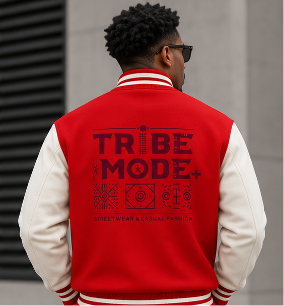 Nigeria Varsity Jacket — Two-Tone Fleeced