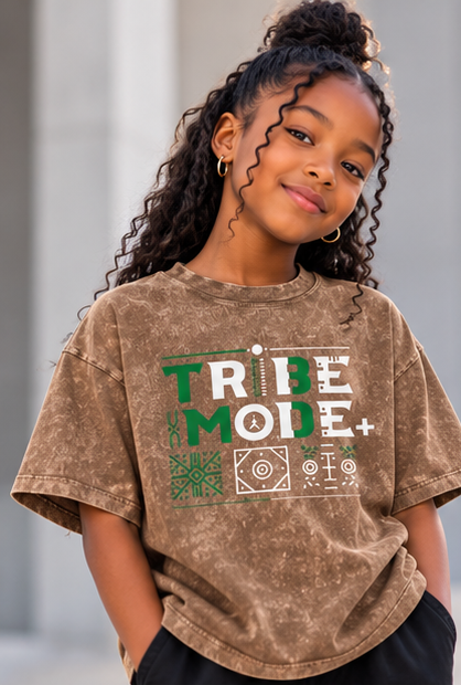Nigeria Kids' T-Shirt — Snow Washed