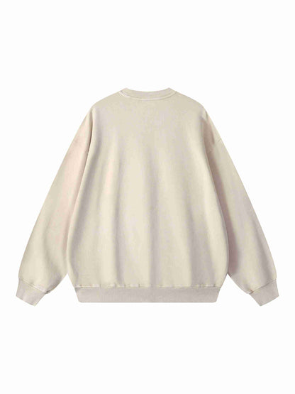 Snow Washed Oversized Sweatshirt - Tribemodeplus