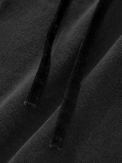 Snow Washed Raw Edge Drawstring Shorts - Tribemodeplus