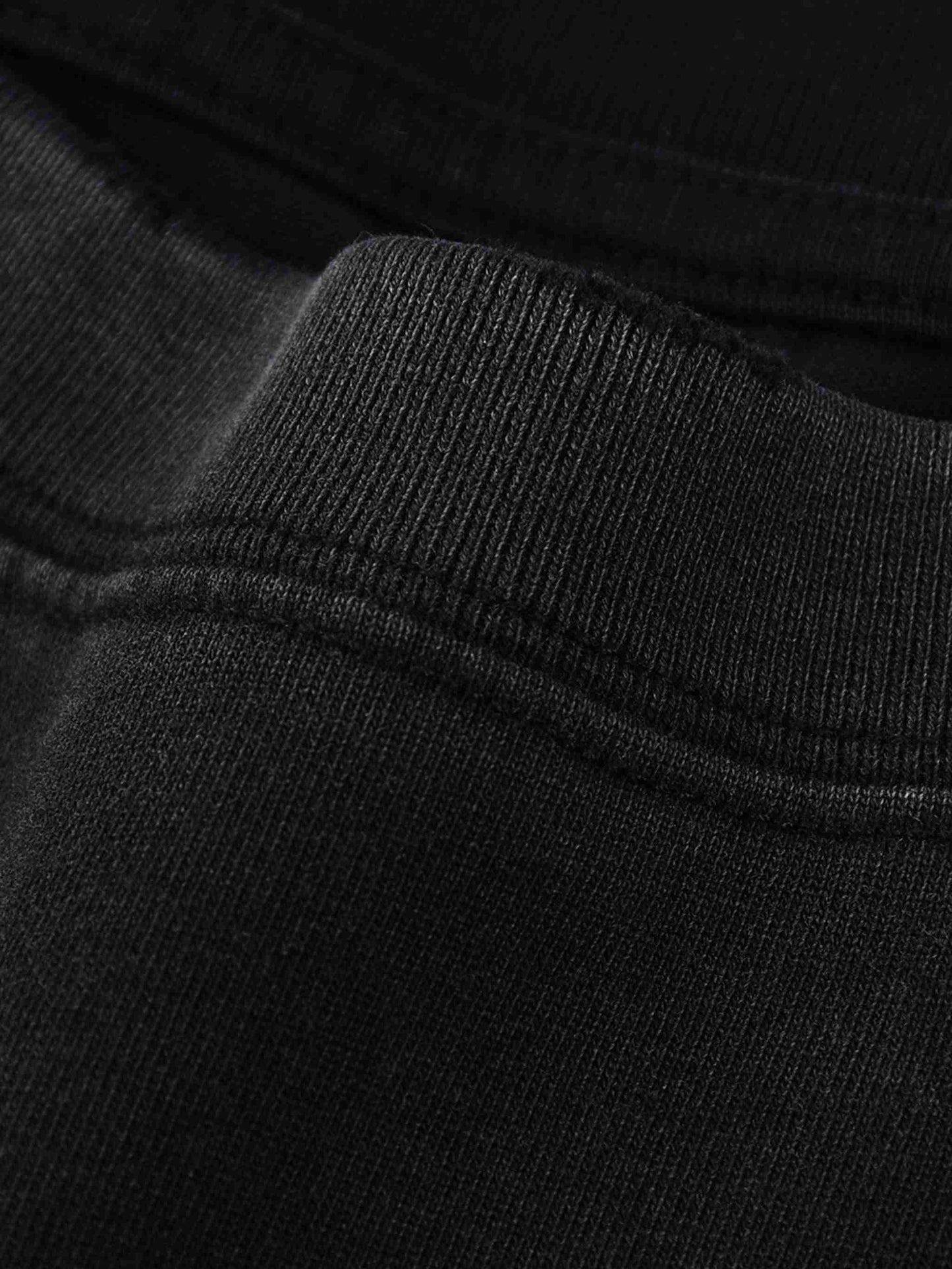Snow Wash Raw Edge Cotton T-Shirt - Tribemodeplus