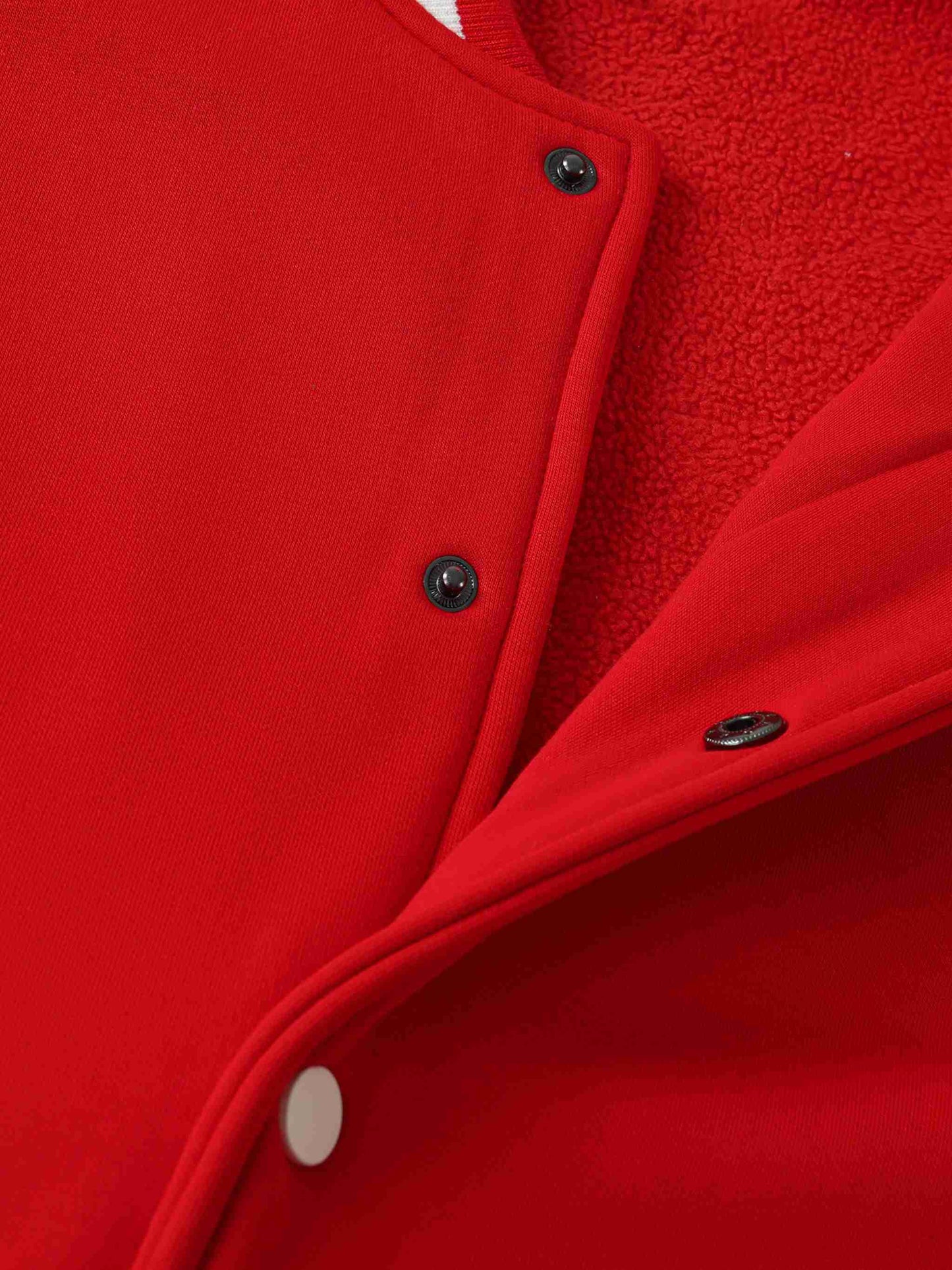 Two-Tone Fleeced Varsity Jacket - Tribemodeplus