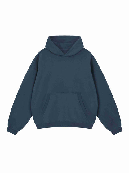Essential Oversized Boxy Fit Fleece Hoodie - Tribemodeplus