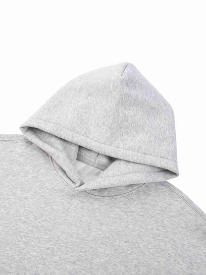Essential Oversized Boxy Fit Fleece Hoodie - Tribemodeplus