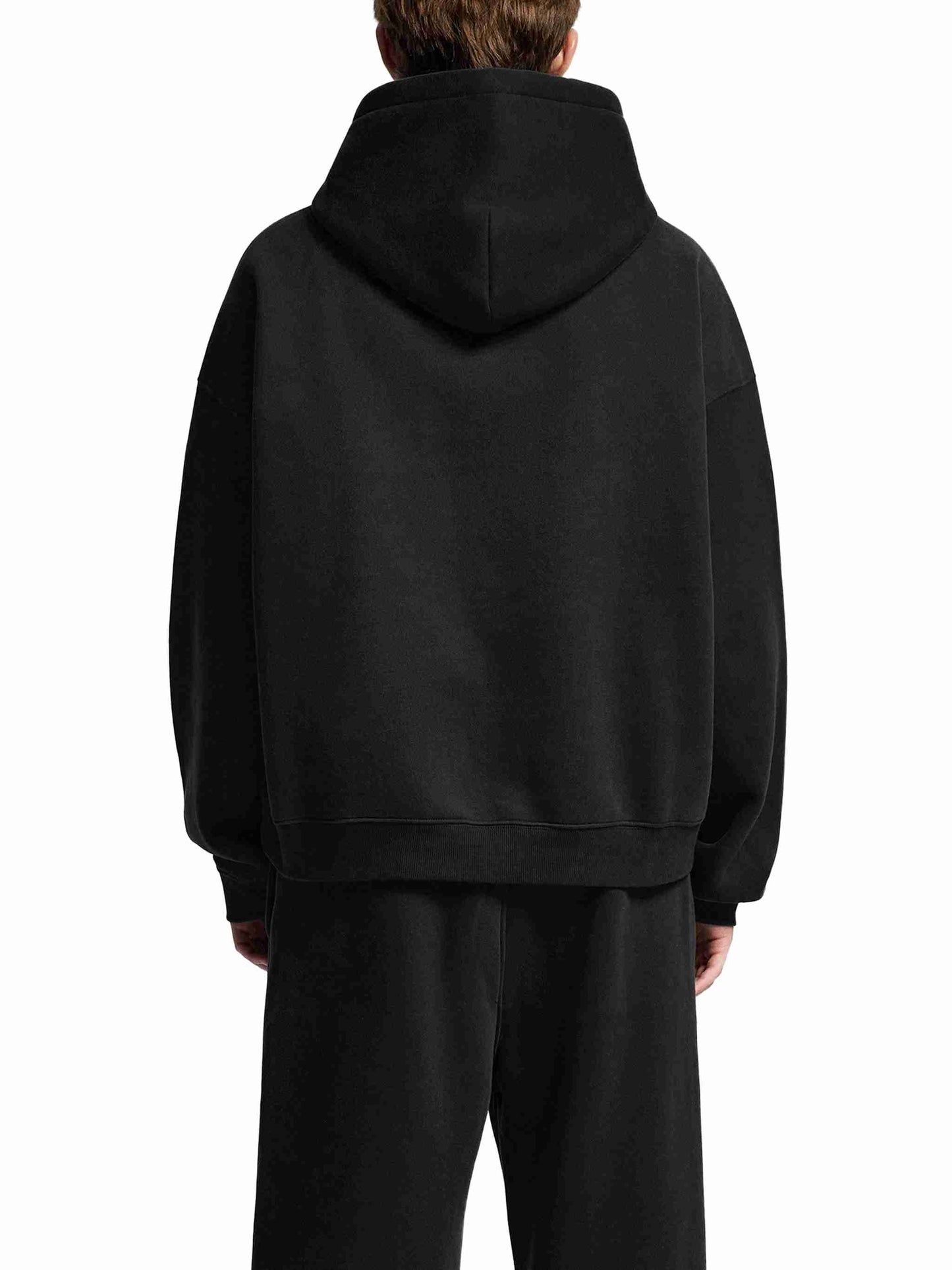 Essential Oversized Boxy Fit Fleece Hoodie - Tribemodeplus